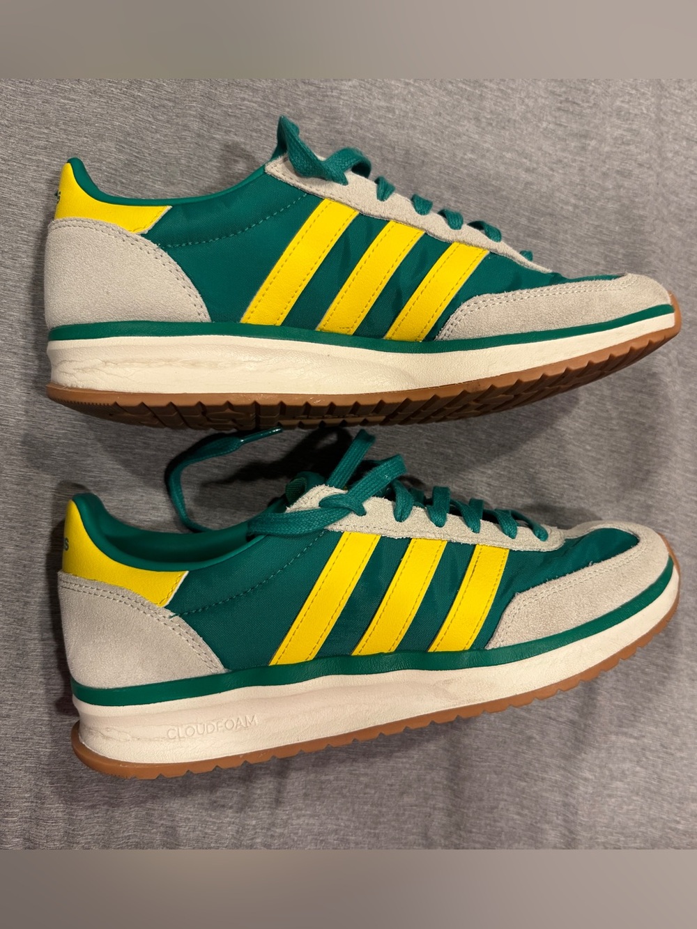 adidas Women’s Run 70s 2.0in green & yellow - Picture 7 of 7